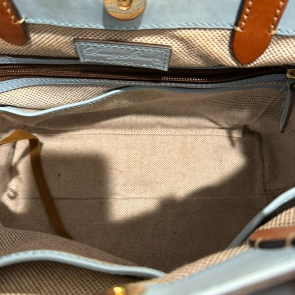 Dooney & Bourke Light Blue Leather Handbag - Picture 12 of 15